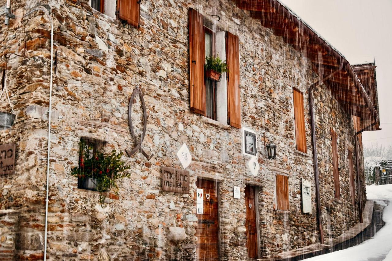 La Roggia - Lake Como Heritage Home In Molino Maufet Watermill - Patio On The Garden Colico Exterior photo